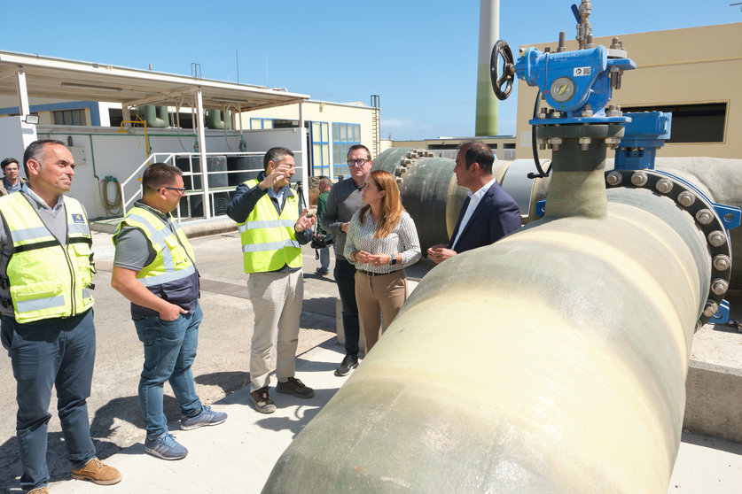 Tubería de canalización a La Herradura