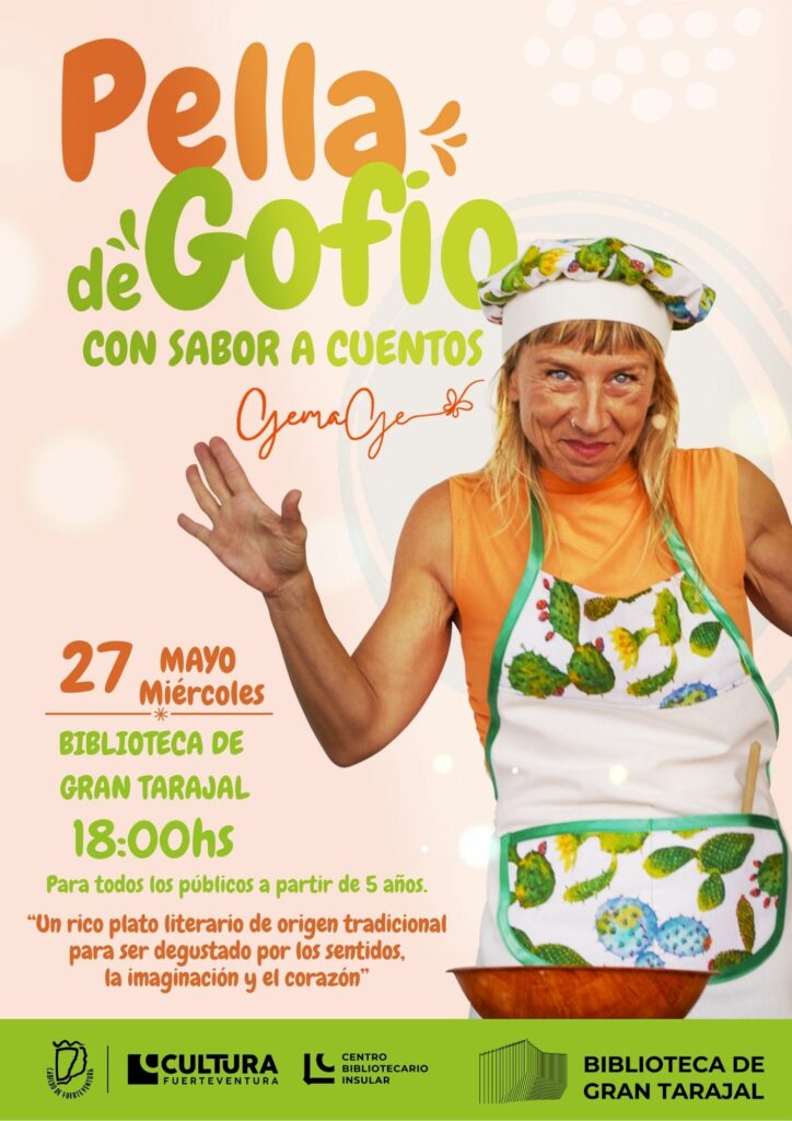 SESIÓN DE NARRACIÓN ORAL: “PELLA DE GOFIO CON SABOR A CUENTOS” CON GEMAGE